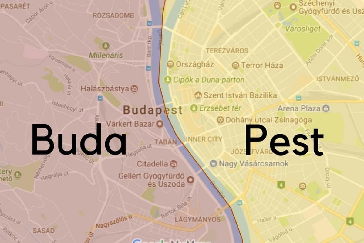 buda, unkari kartta
