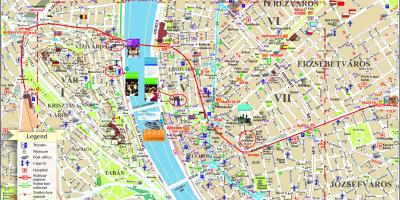 Street näytä kartta budapest city centre