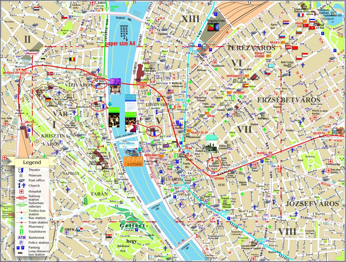 street näytä kartta budapest city centre