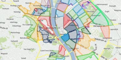 Pysäköinti alueilla budapest kartta