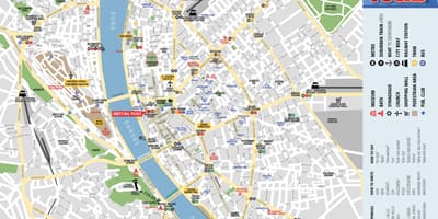 Kävelykierros budapestissa kartta